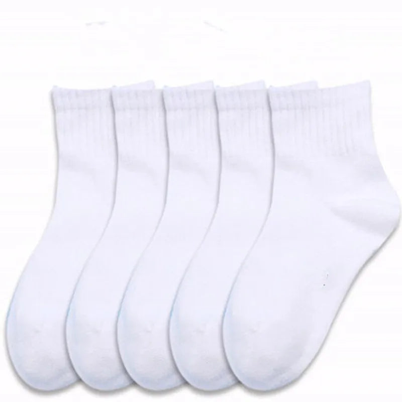 10 Pairs Children Socks Spring&Autumn Cotton Socks Girls Boys Sport Sock 1-9 Year