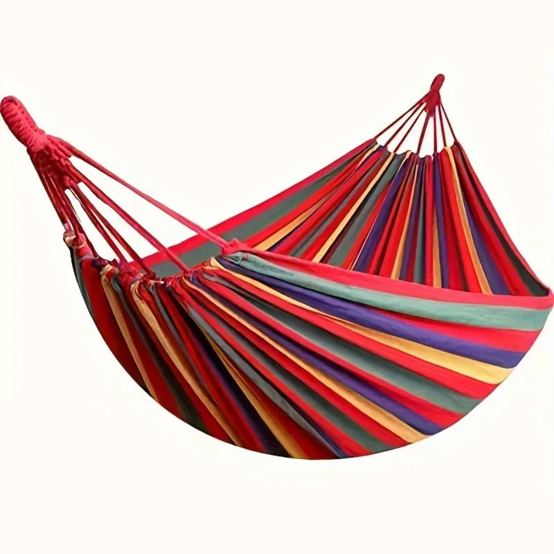 Portable Hanging Hammock Indoor Home Bedroom Hammock Lazy Chair Travel Outdoor Camping Swing Chair Thick Canvas Bed Hammocks