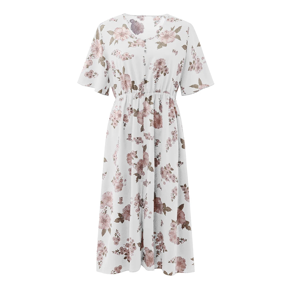Floral Oversized Long Dress