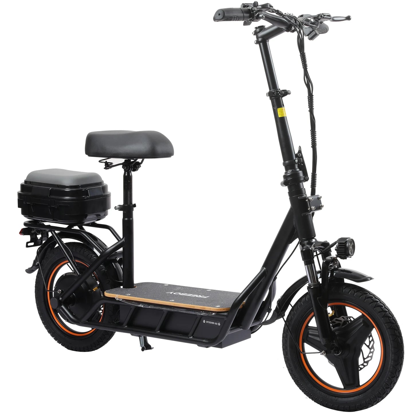 FREEBOY H14 ADULT ELECTRIC SCOOTER 750W MOTOR 48V 18AH FOLDING ELECTRIC SCOOTER 14 INCH TIRE CITY ELECTRIC SCOOTER