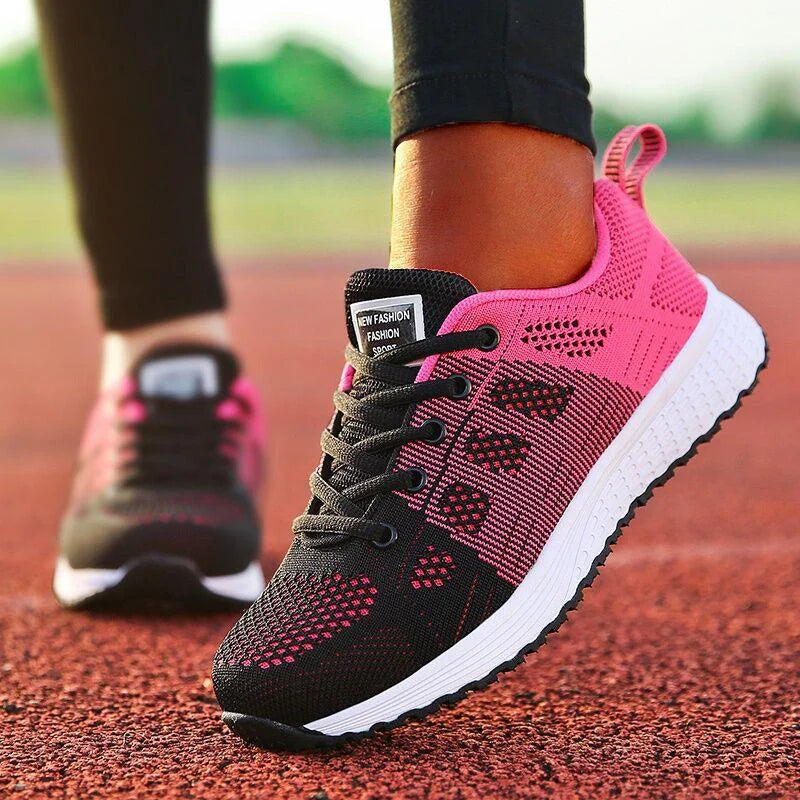 New Arrival Women Flats Footwear Shoes Woman Lace Up Flats Shoes Casual Sneakers Women's Shoes Soft Zapatos Mujer Plus Size