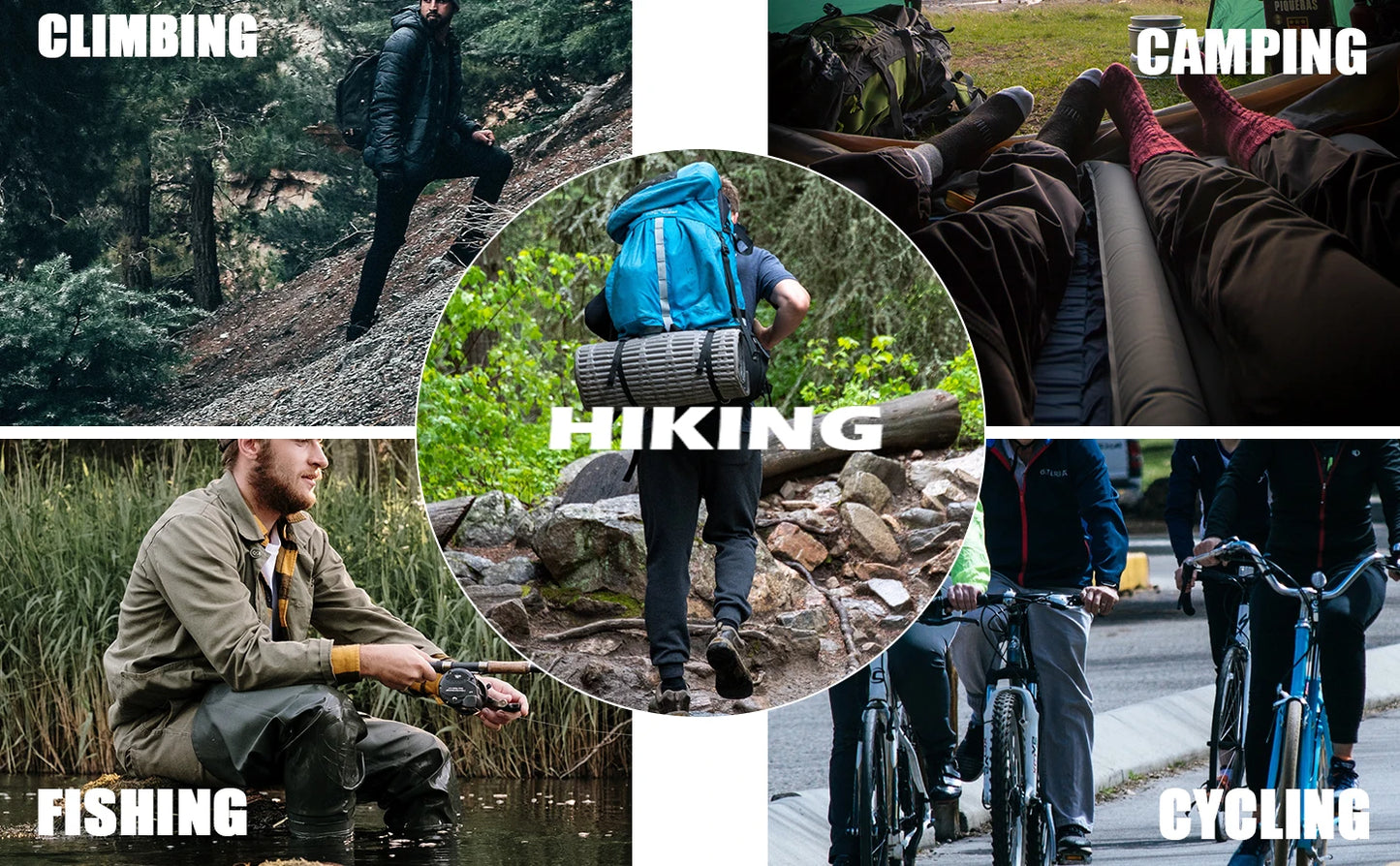 MAGCOMSEN Lightweight Hiking Pant Men Summer Cargo Pants Quick-Dry Nylon Waterproof Outdoor Fishing Casual Trouser
