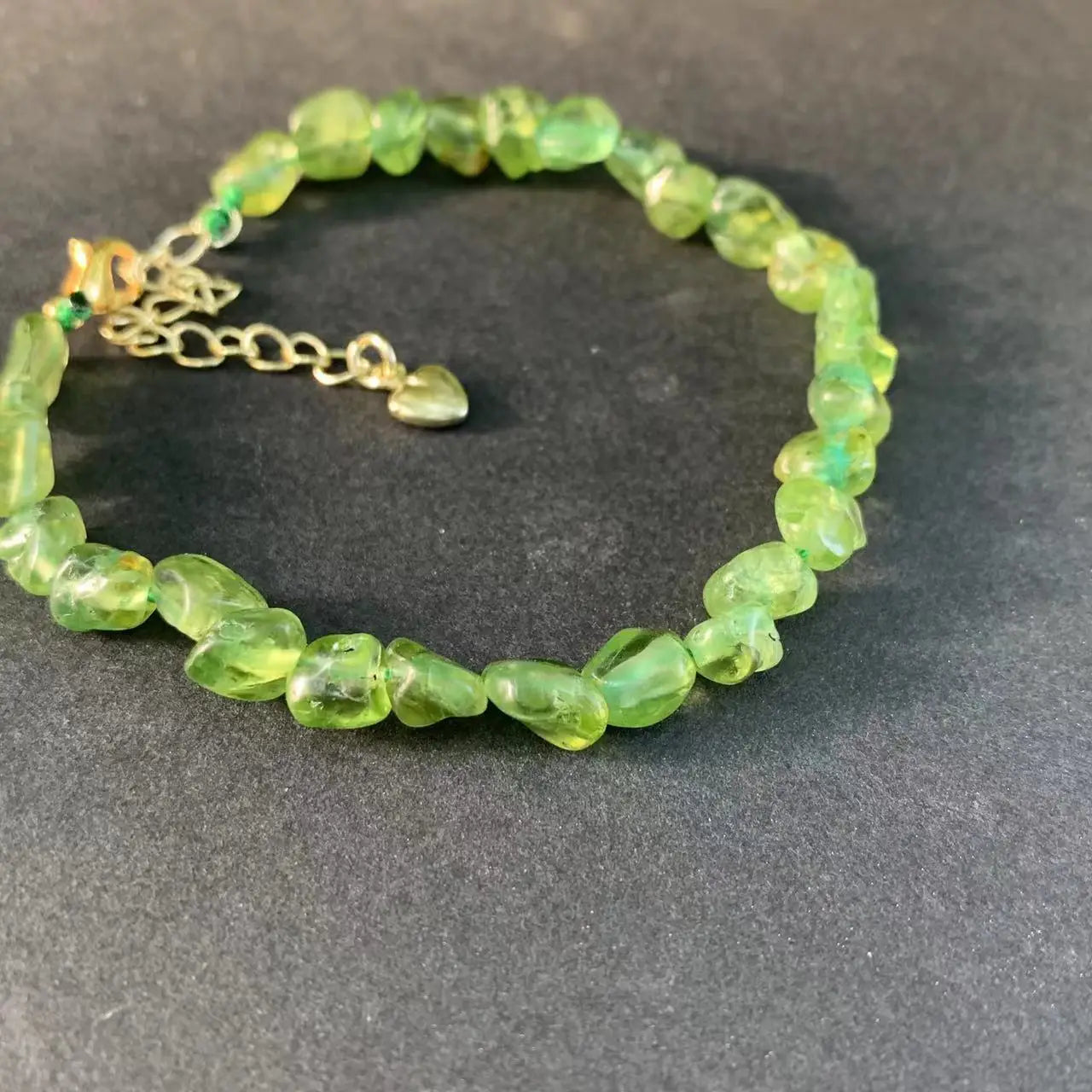 Natural Peridot Bracelet
