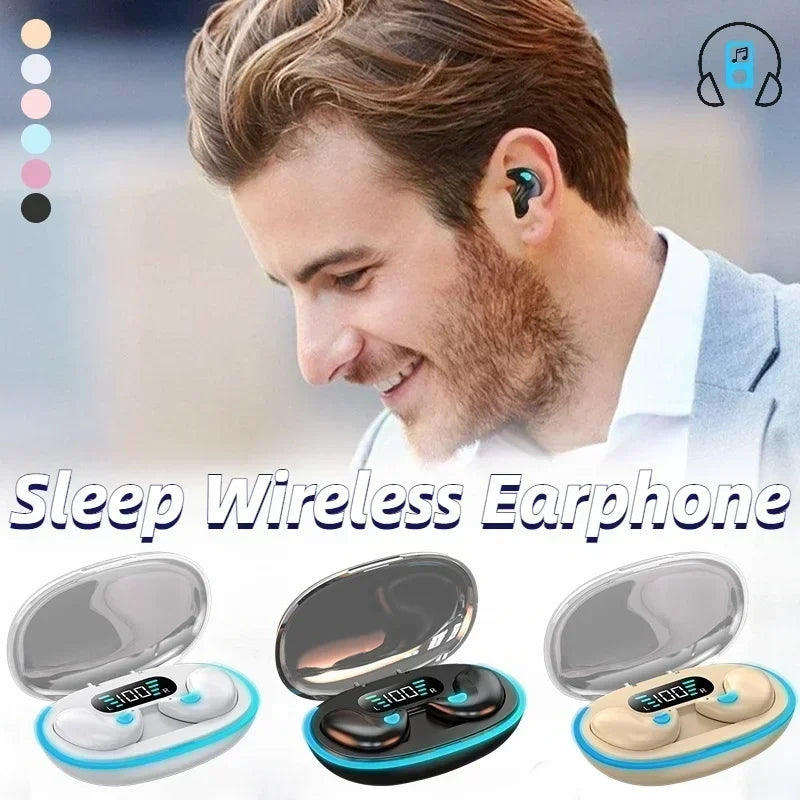 Sleeping Earbuds Wireless Mini Headphones For Work TWS Bluetooth Earphone Stereo Hidden Headsets with Mic HD Call Waterproof X55