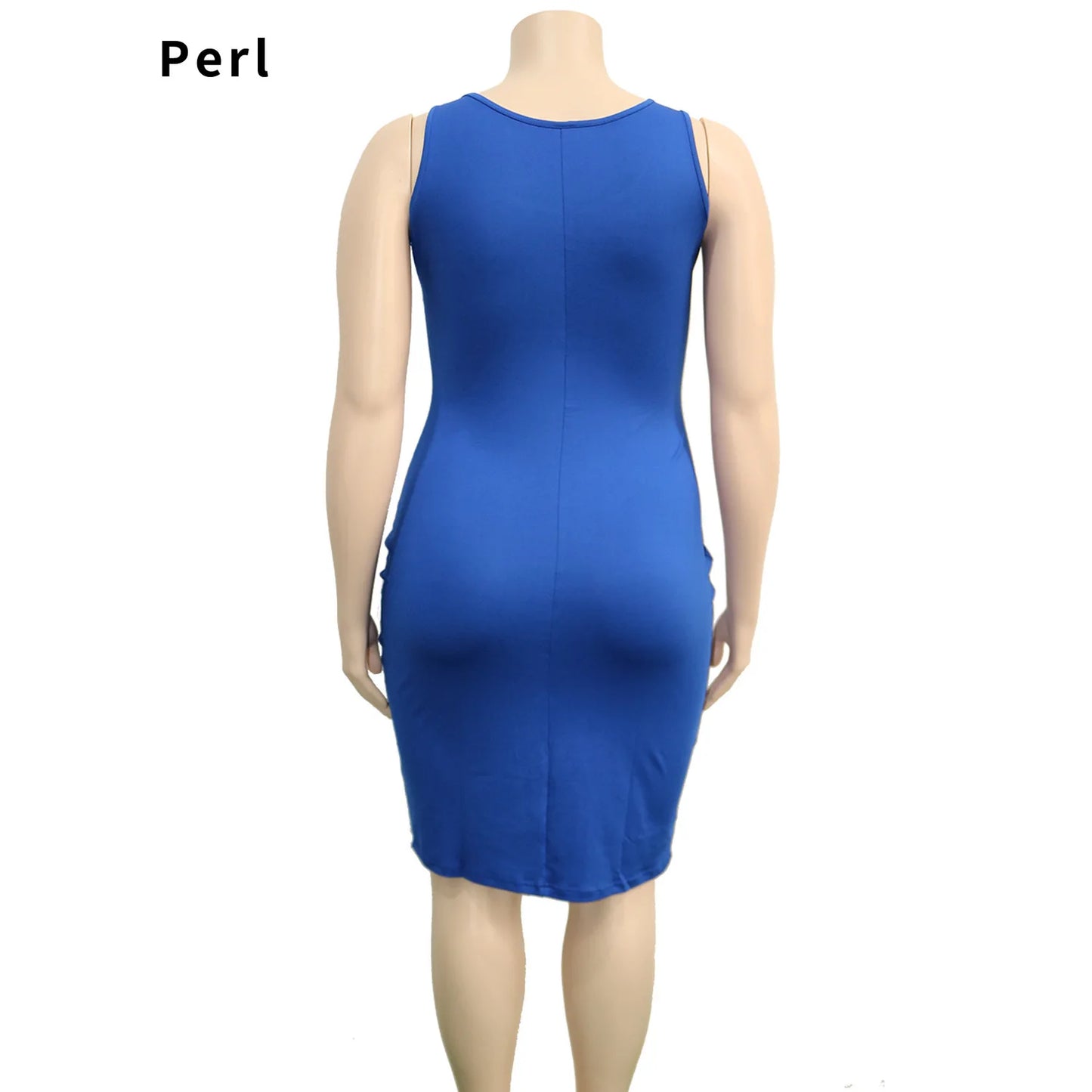 Round Neck Curved Dress