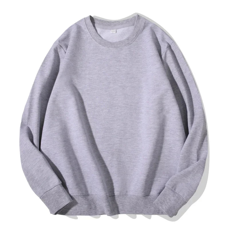 Spring Autumn Womens Sweatshirt 2025 O-neck Solid Harajuku Pullovers Multicolor Casual Cotton Woman Sweatshirts Knit Streetwear