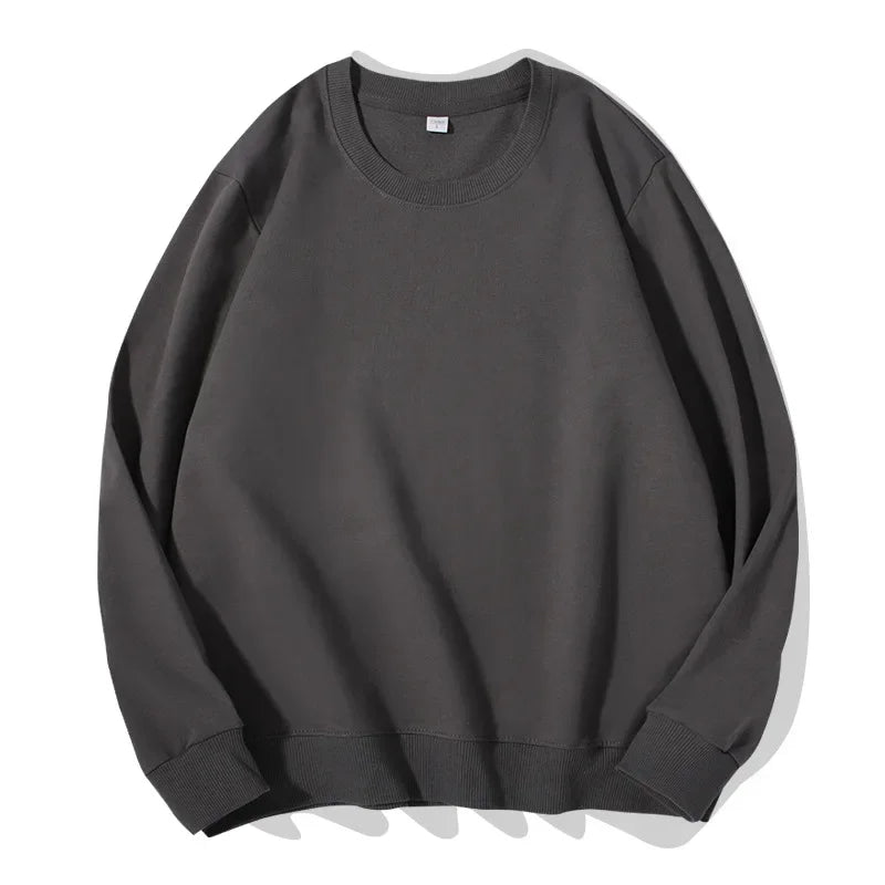 Spring Autumn Womens Sweatshirt 2025 O-neck Solid Harajuku Pullovers Multicolor Casual Cotton Woman Sweatshirts Knit Streetwear