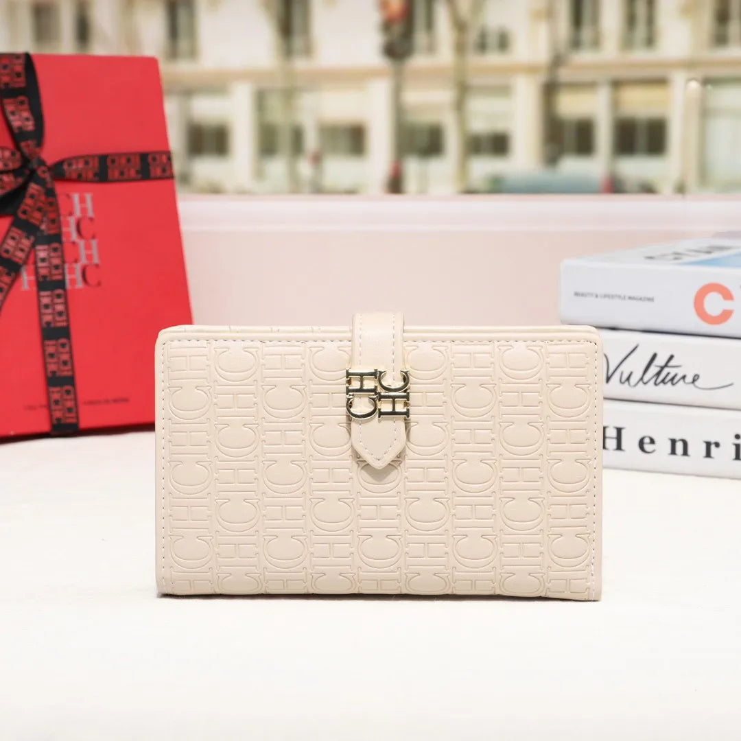 CH Luxury Brand Spring Fashion Women's Organizer Wallet Coin Purse Long Large Capacity Card Holder Coin Purse 2025 High Quality