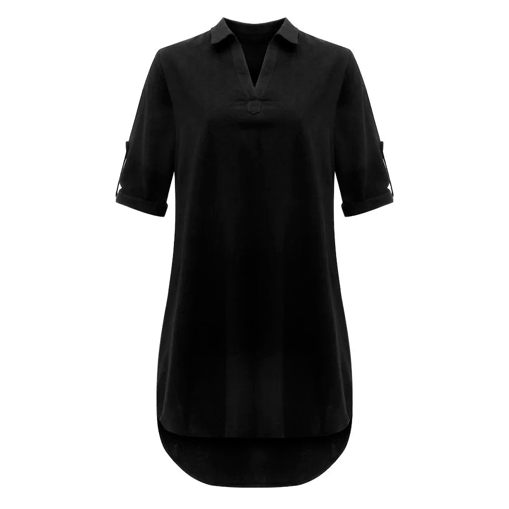 Cotton Linen Dress - My Store