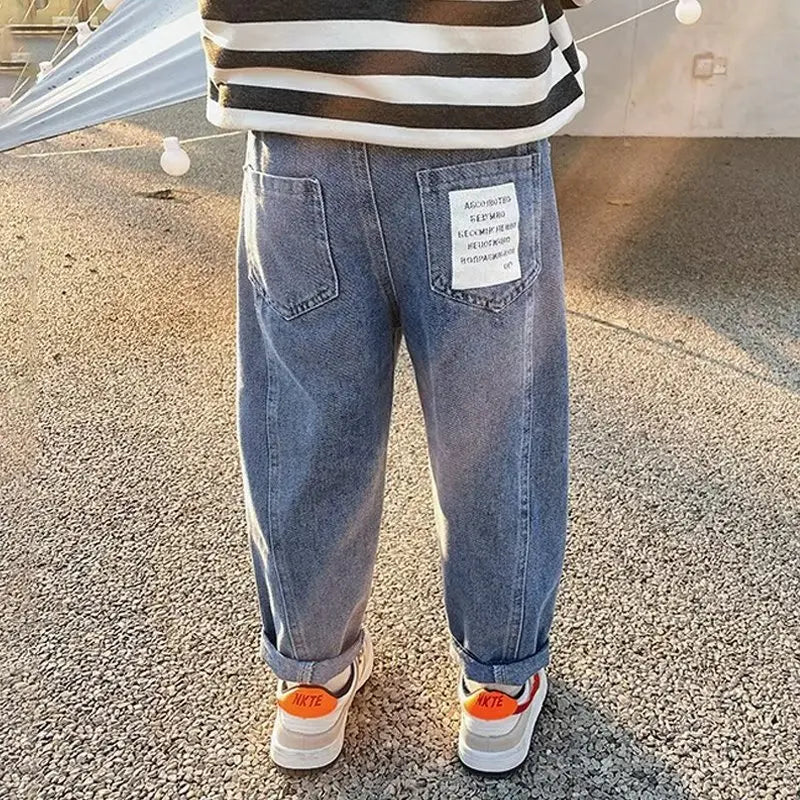 Children's Boy's Clothing 10 12 Years Autumn New Jeans
