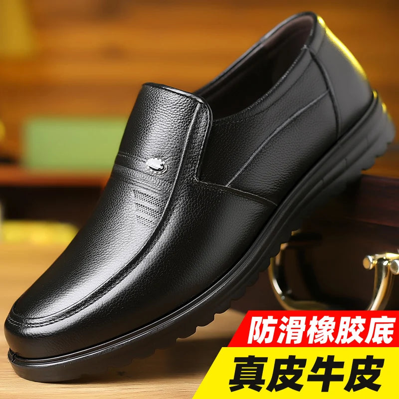 100% cowhide Men's Leather shoes New large size Fashion riding boots Men's shoes Casual sports shoes Low heels Motorcycle boots