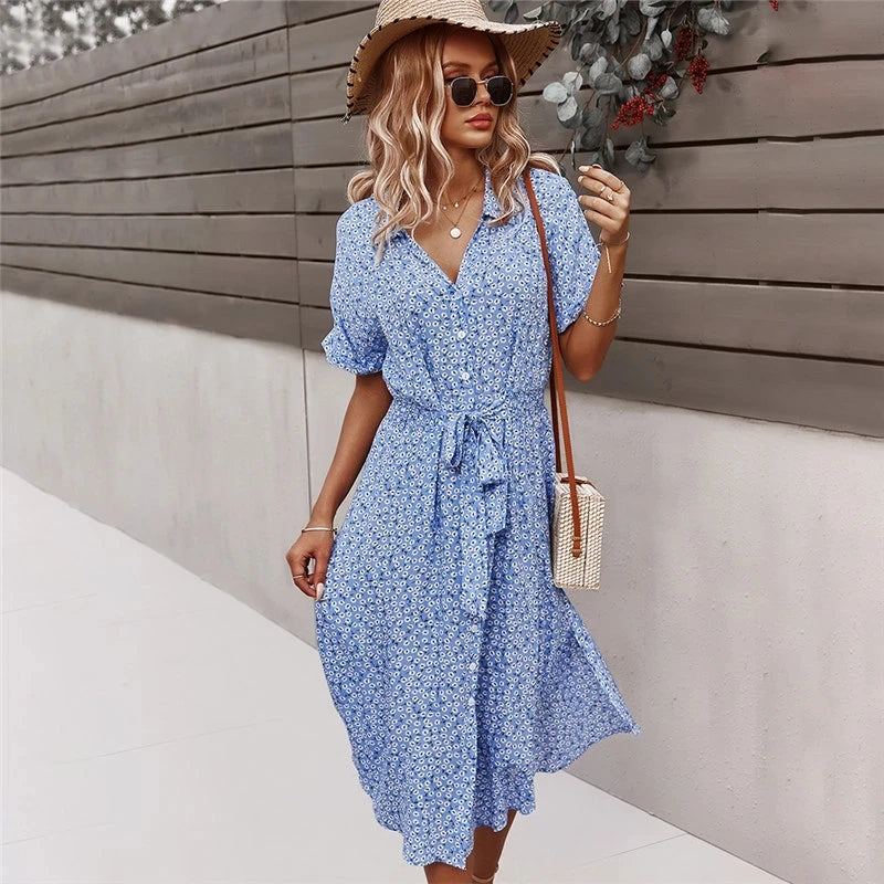 Floral Print Dress - My Store