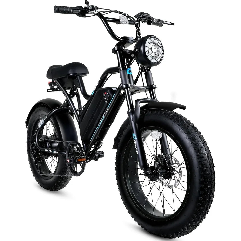 Fat Tire Electric Bike for Adults,1500W 32 Mph Top Speed Motorcycle Design Ebike, 48v 15.6AH 25-50 miles Long Range E Bike