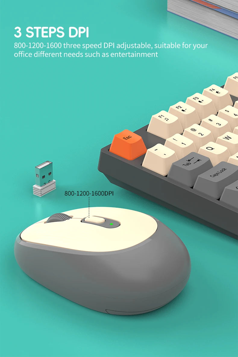 Shipadoo Wireless Keyboard and Mouse Combo Set Gaming Wireless Laptop Desktop Computer Office Accessories Free Wireless Mouse