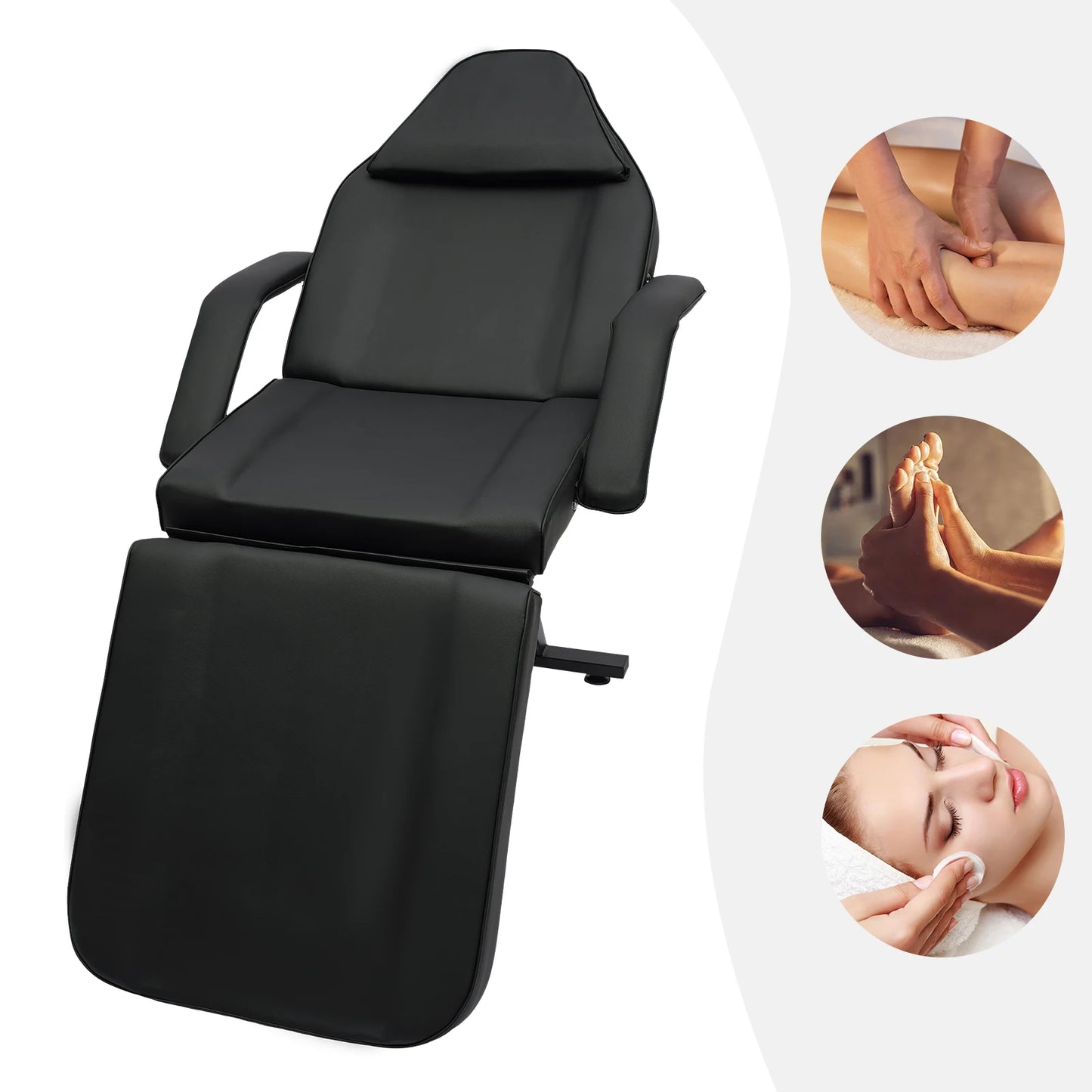 Salon Chair With Tray Facial Bed Lash Bed Massage Table Salon Chair For Client Tattoo Chair High Comfort Flexible