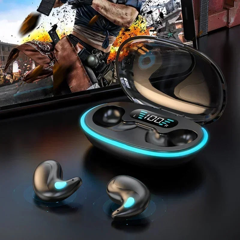 Sleeping Earbuds Wireless Mini Headphones For Work TWS Bluetooth Earphone Stereo Hidden Headsets with Mic HD Call Waterproof X55