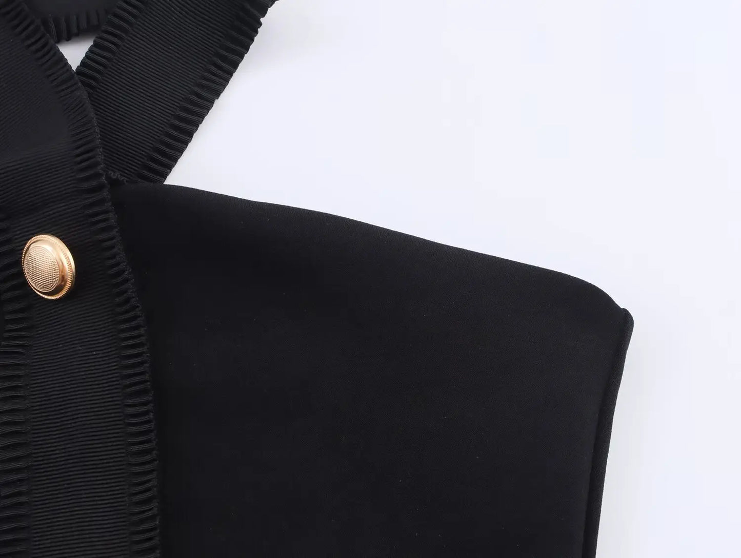 HH Women Suit Black Elasticity Neck Halter Button Design Sleeveless Backless Sexy Top+Elastic Waist Casual Slim Long Pant