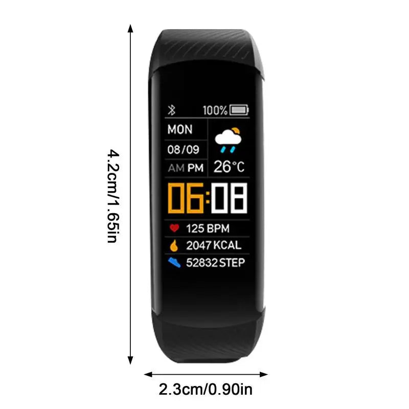 Sport Waterproof Heart Rate Monitor Smart Watch Band