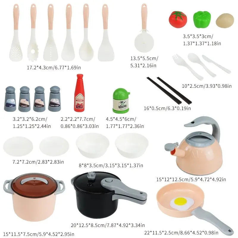 Kids Play Kitchen Set - My Store
