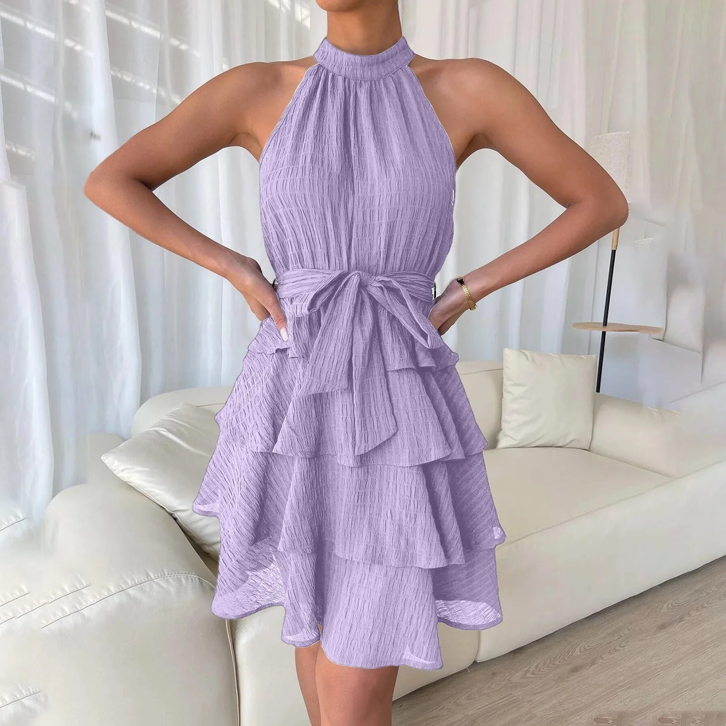 Women Tie Dress - My Store