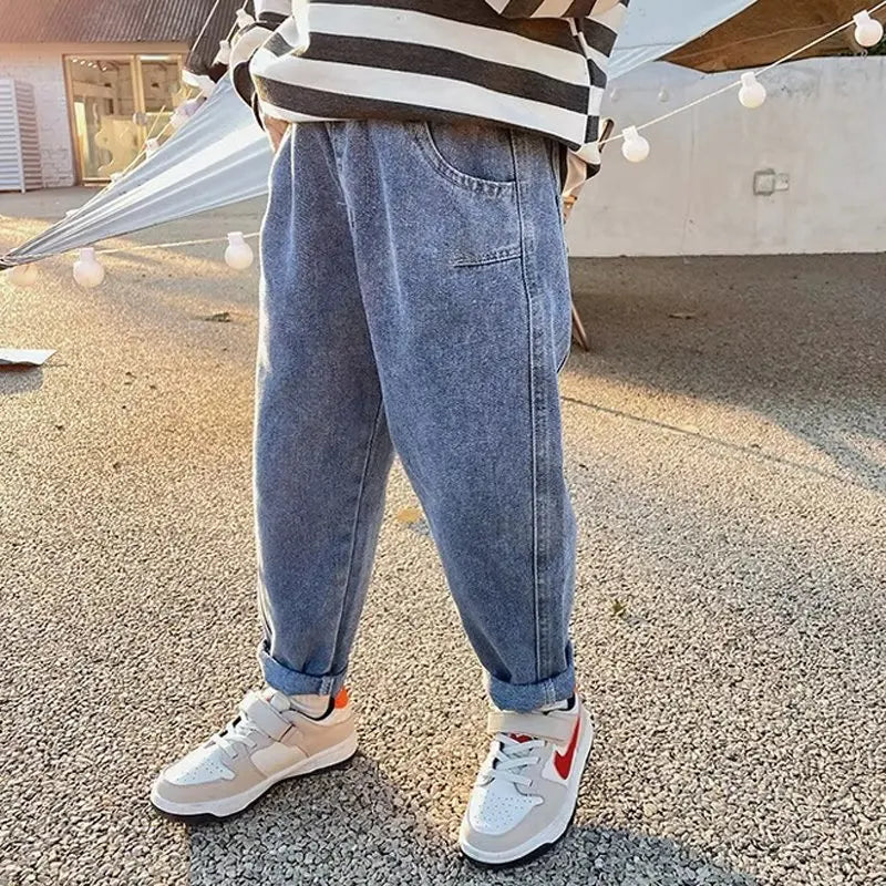 Children's Boy's Clothing 10 12 Years Autumn New Jeans