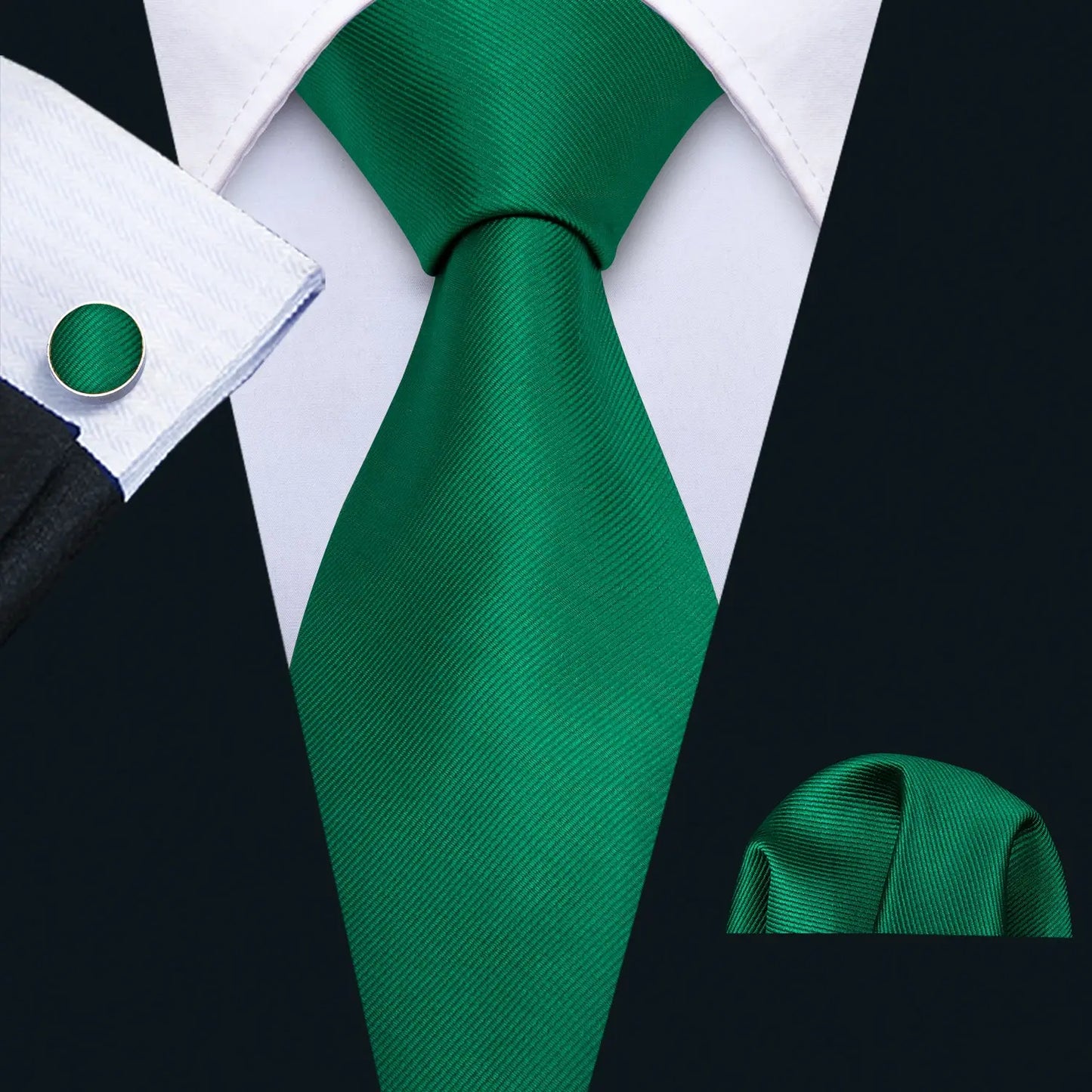 Boxed Men's Tie Set Elegant Jacquard