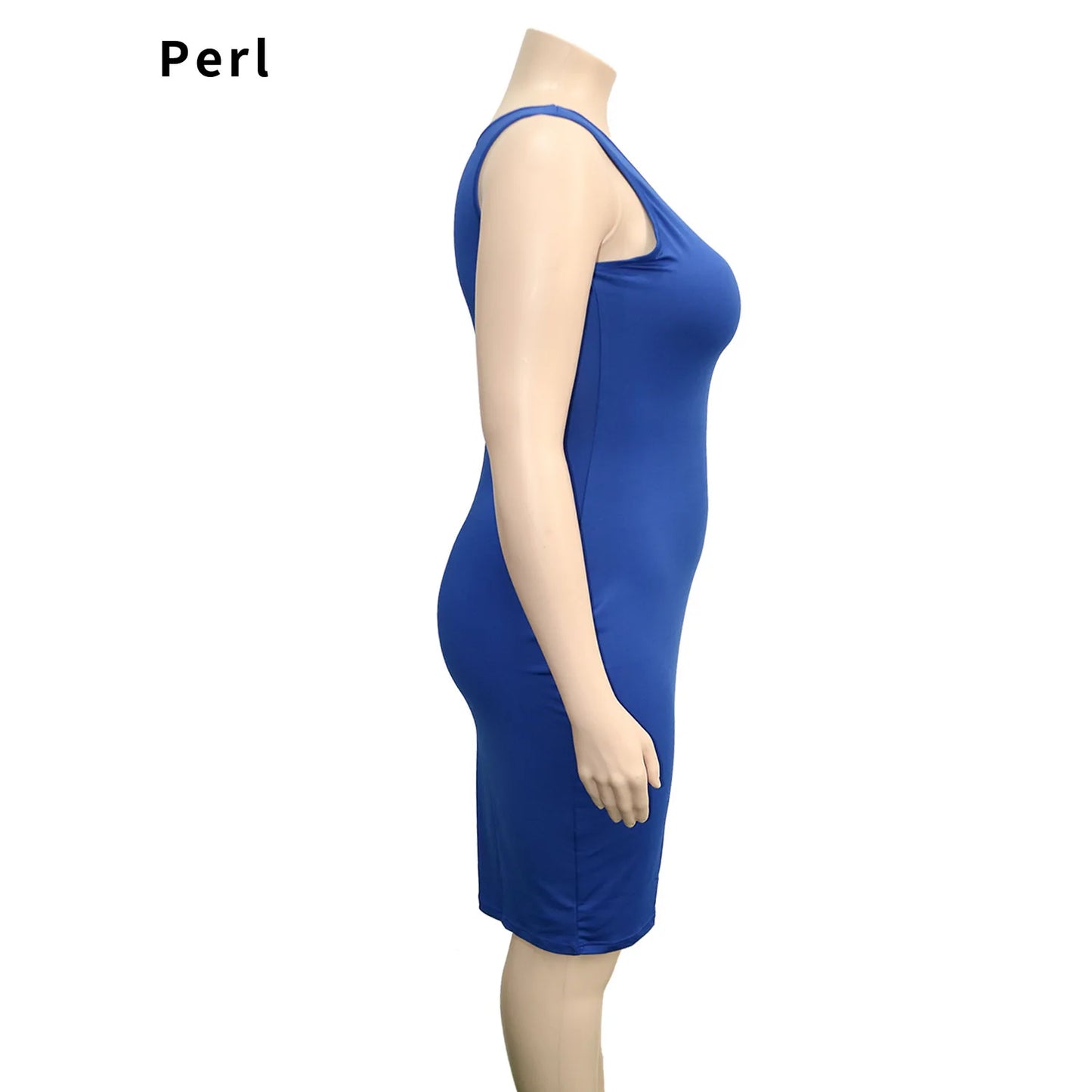 Round Neck Curved Dress