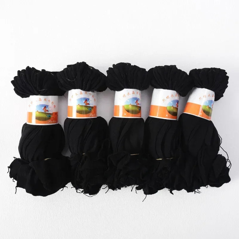 10pairs-50Pairs Transparent Summer Socks Ultrathin Women Nylon Ladies Female Short Ankle Meias Elastic Crystal Spring Silk Sox