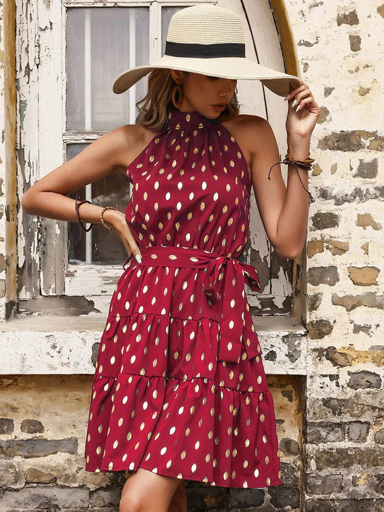 Dot Printed Dress - My Store