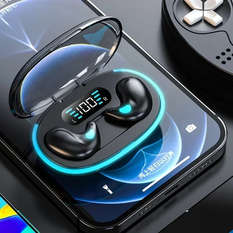 Sleeping Earbuds Wireless Mini Headphones For Work TWS Bluetooth Earphone Stereo Hidden Headsets with Mic HD Call Waterproof X55