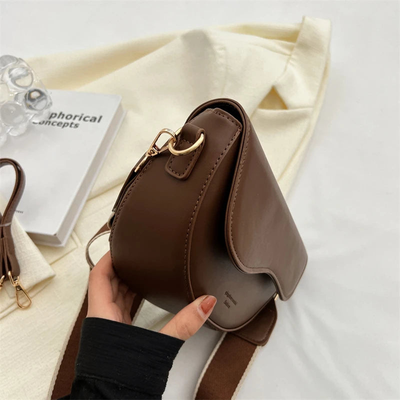 Small Leather Saddle Armpit Bags