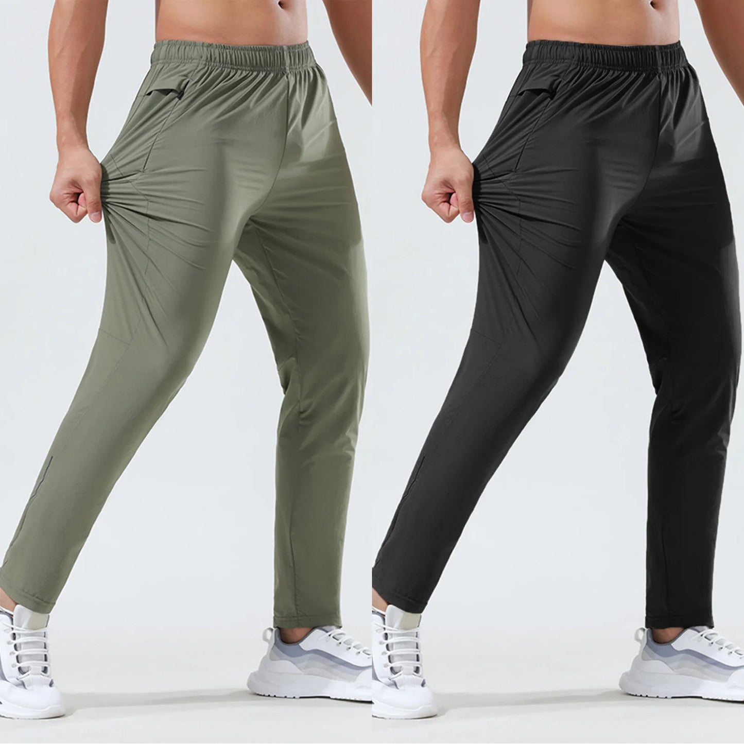 Loose Thin Ice Silk Outdoor Business Casual Pants For Men