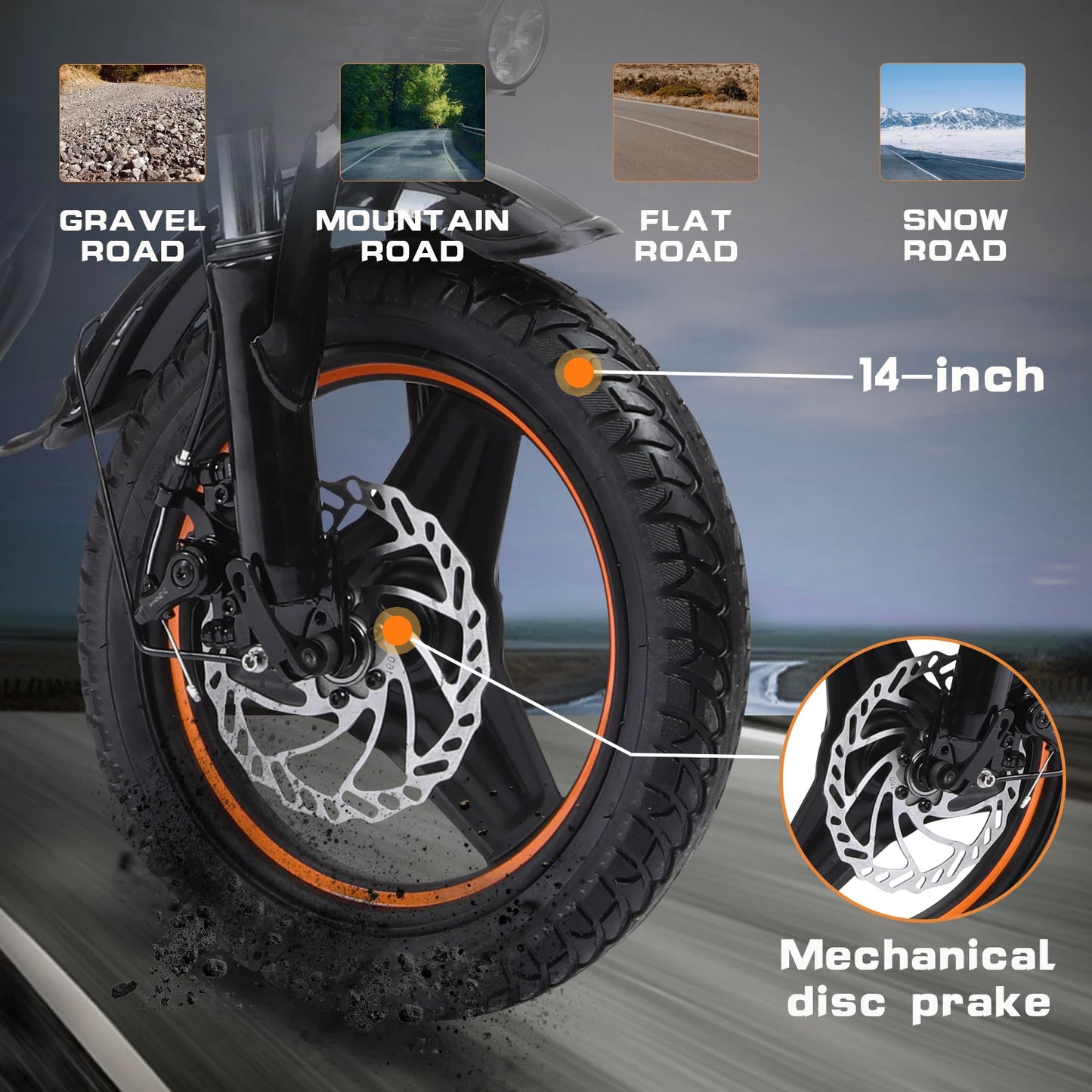 FREEBOY H14 ADULT ELECTRIC SCOOTER 750W MOTOR 48V 18AH FOLDING ELECTRIC SCOOTER 14 INCH TIRE CITY ELECTRIC SCOOTER
