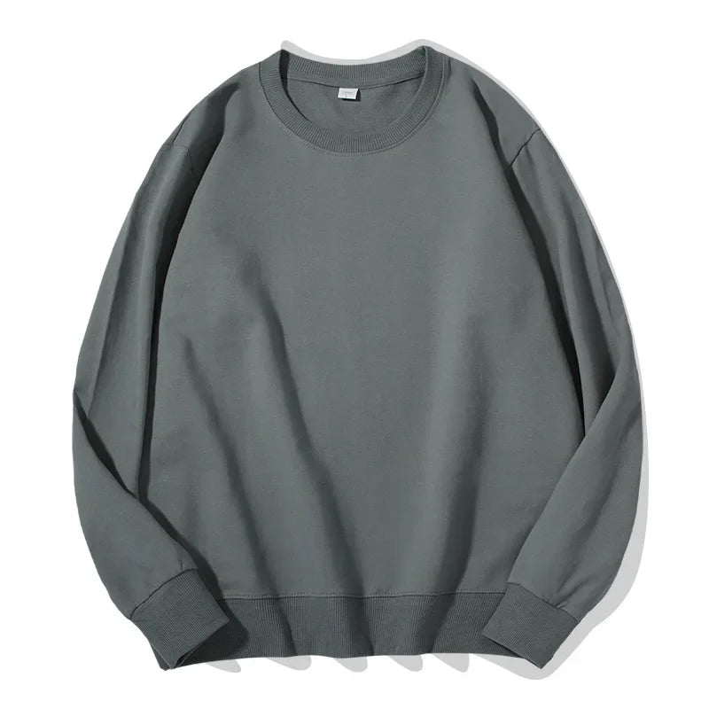 Spring Autumn Womens Sweatshirt 2025 O-neck Solid Harajuku Pullovers Multicolor Casual Cotton Woman Sweatshirts Knit Streetwear