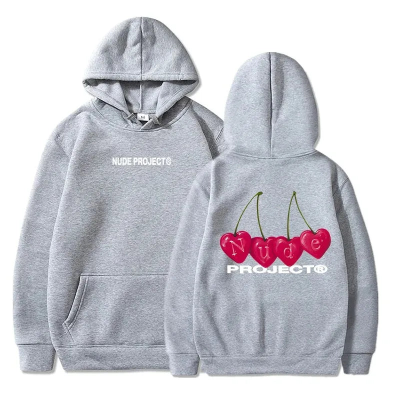 Nude Project Women's Thin Hoodie, Brand Sweatshirts, Y2K Clo