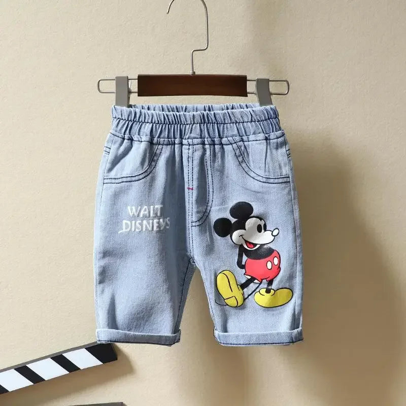 Mickey Mouse T-shirt+Shorts Jeans