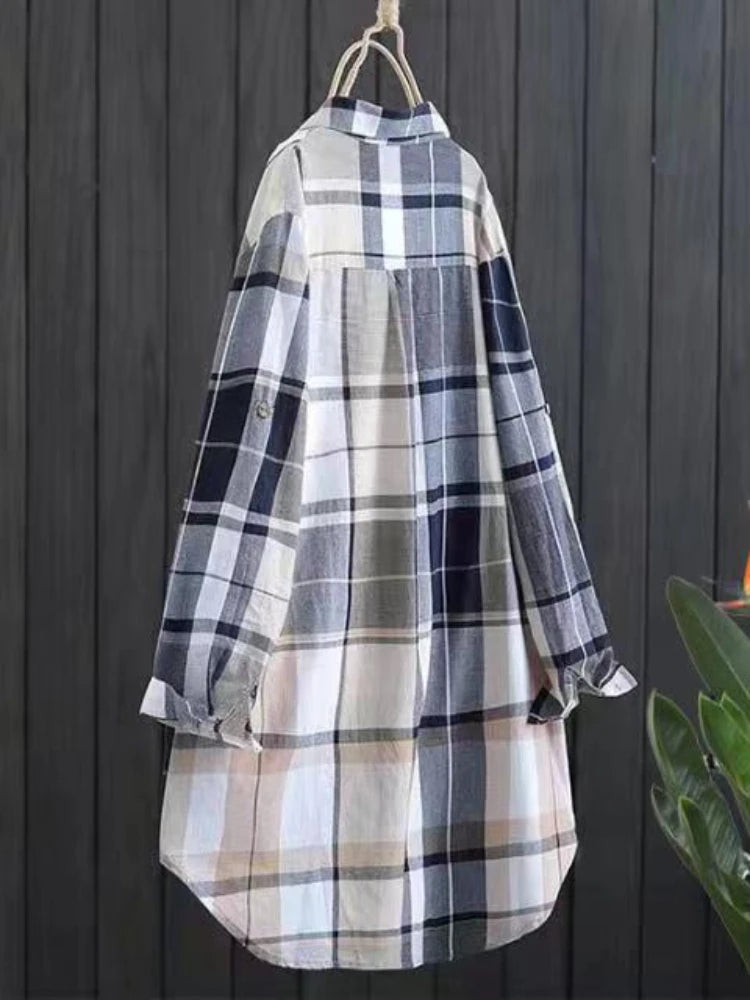 Sleeve Single-breasted Blouses