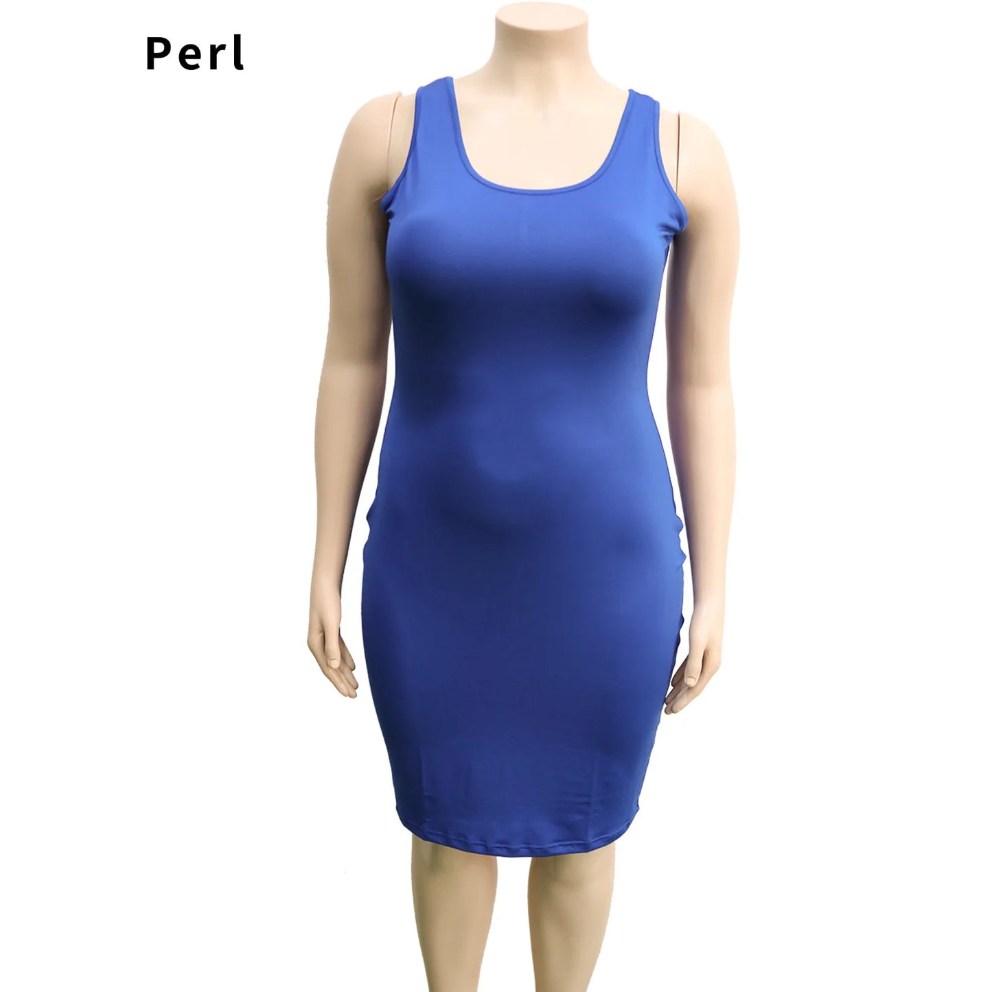 Round Neck Curved Dress