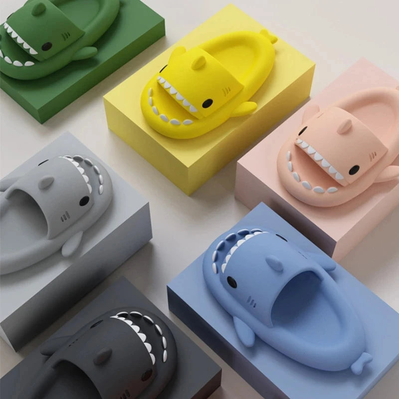 Summer Shark Slippers Women