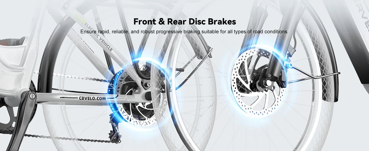 1000 Peak Electric Bike for Adults,up 80 Miles Removable Battery Ebike, 26" Electric E Bike with 7-Speed,Adult Electric Bicycles