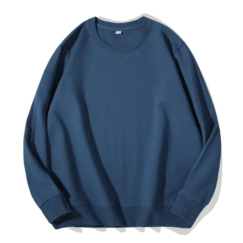 Spring Autumn Womens Sweatshirt 2025 O-neck Solid Harajuku Pullovers Multicolor Casual Cotton Woman Sweatshirts Knit Streetwear