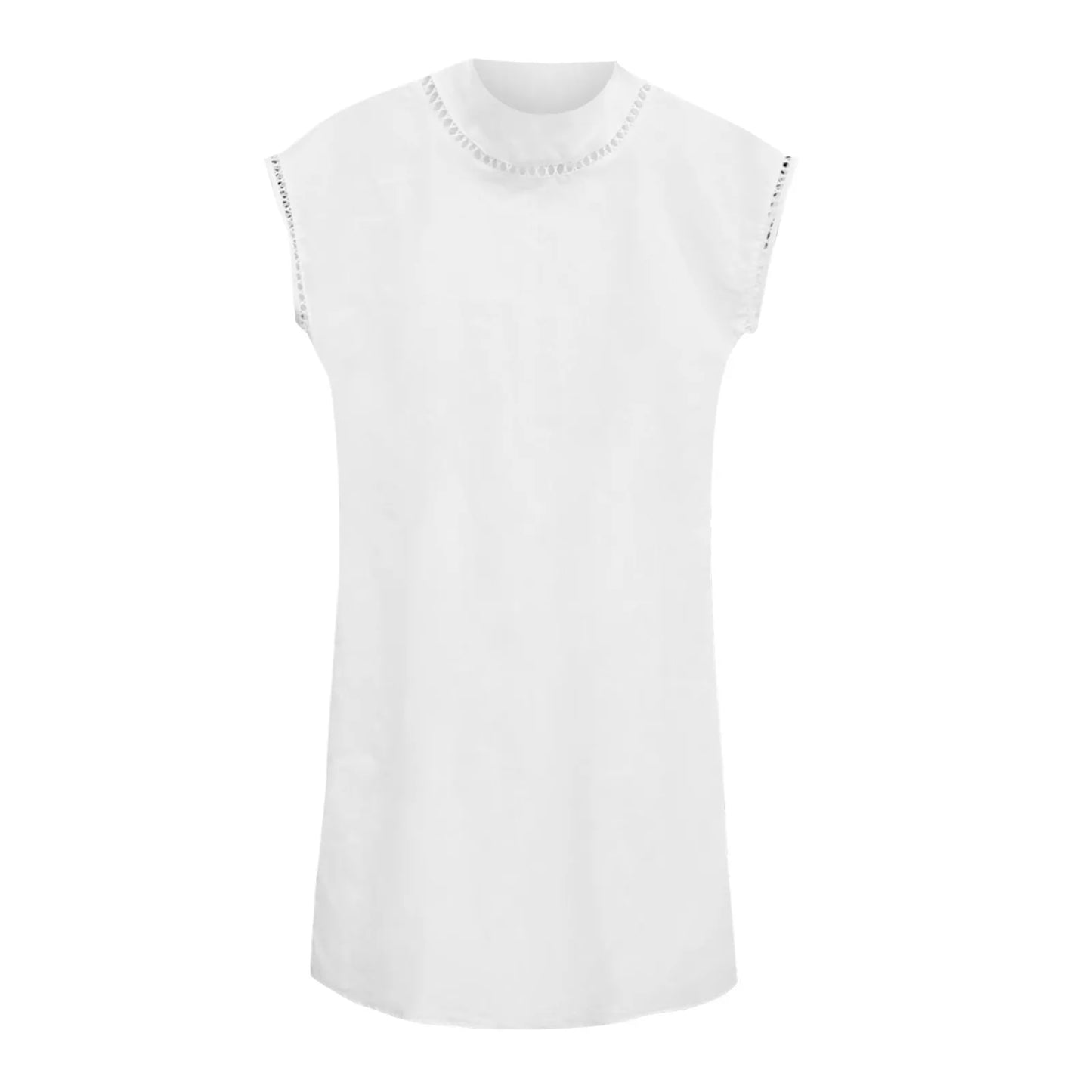 White Cotton Dress - My Store