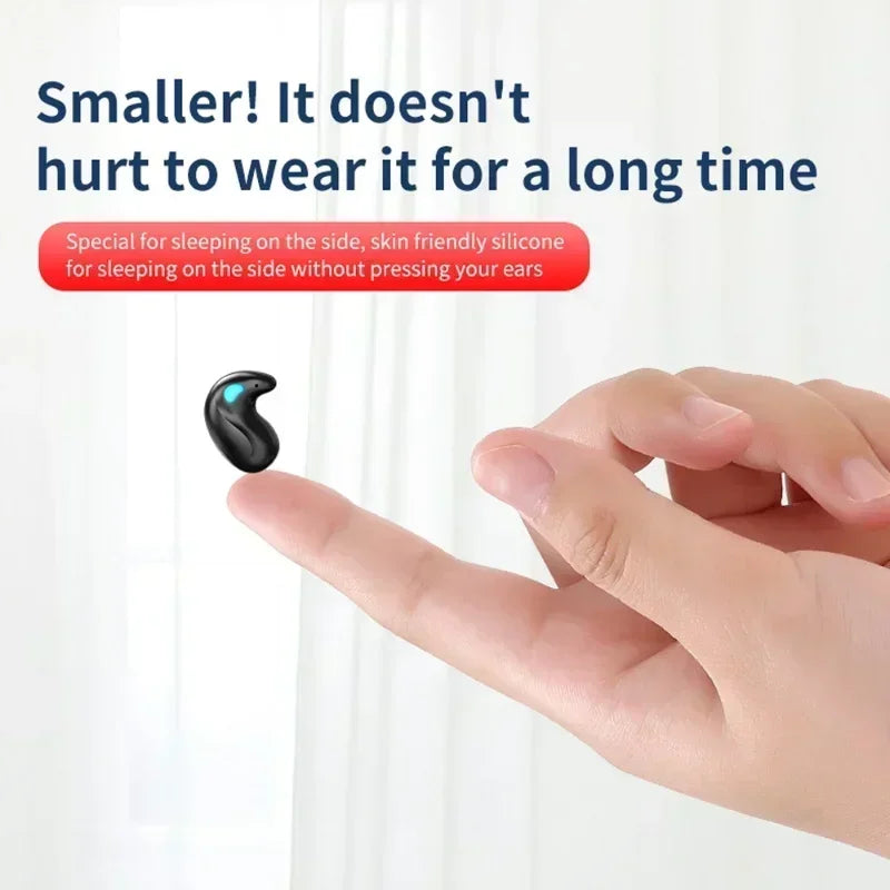 Sleeping Earbuds Wireless Mini Headphones For Work TWS Bluetooth Earphone Stereo Hidden Headsets with Mic HD Call Waterproof X55