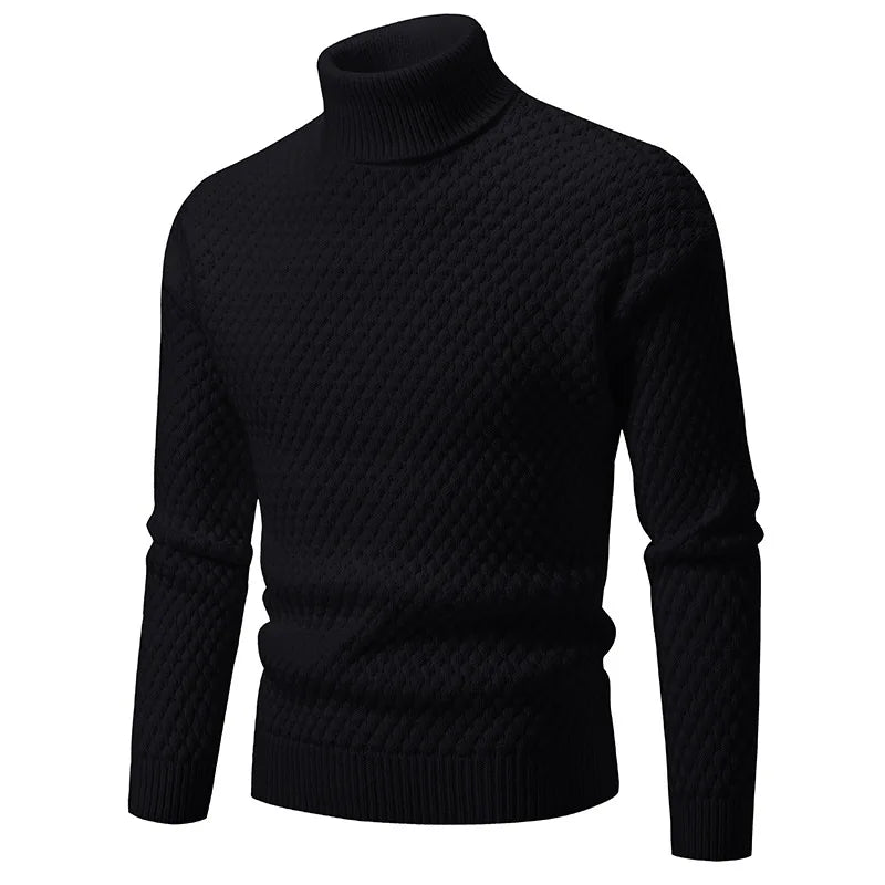 2025 Autumn Winter Turtleneck Sweater Men