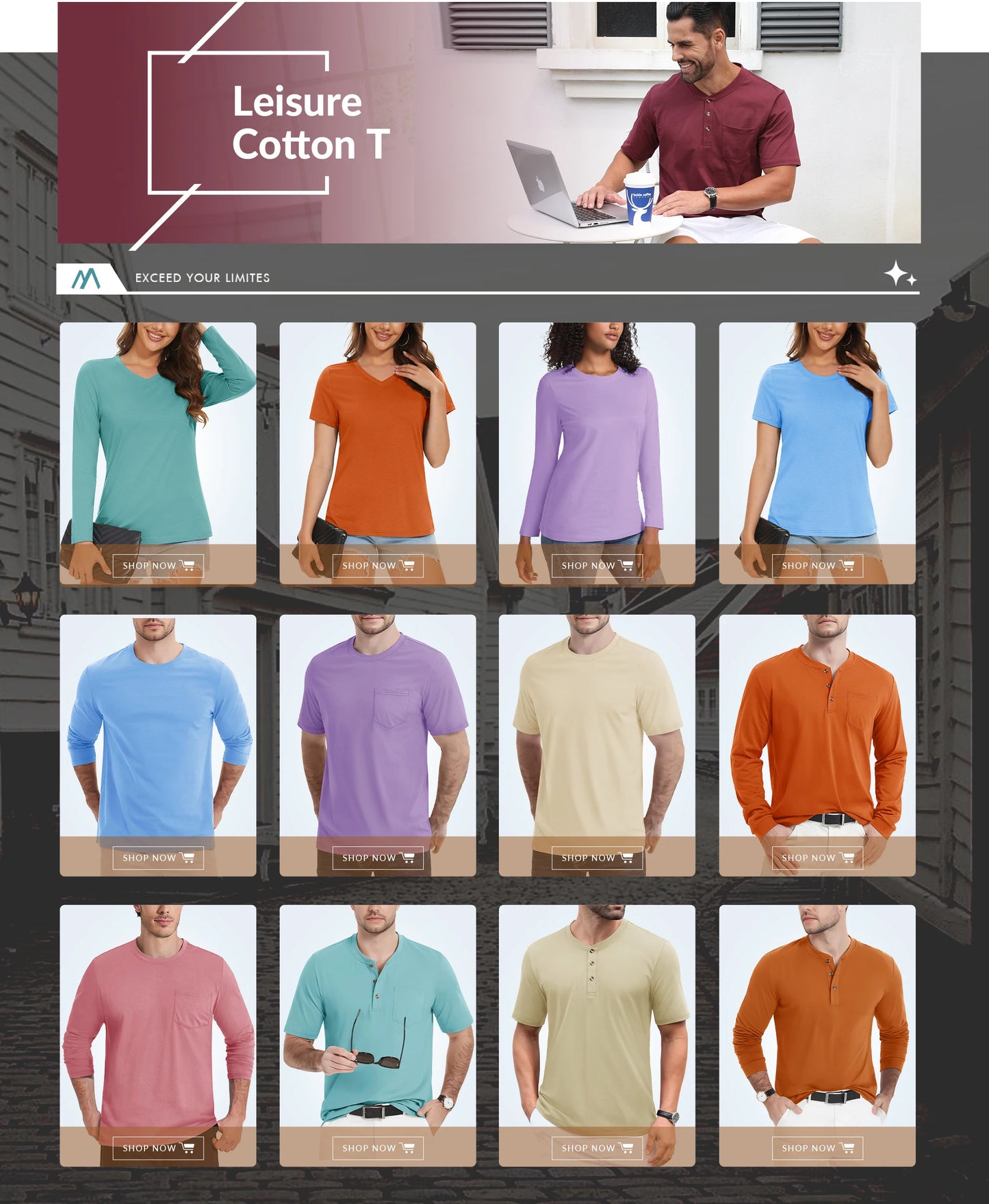 MAGCOMSEN Men's Long Sleeve Shirt with 3 Pockets