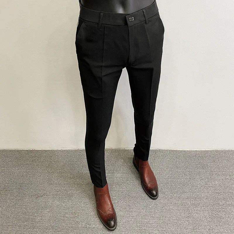 Men Suit Pants Formal Trousers