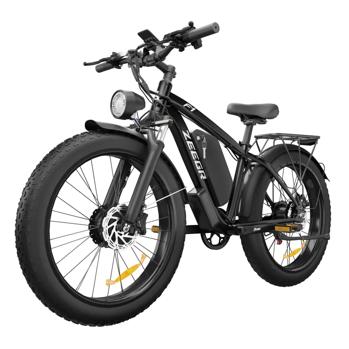 Electric bike F1 2000w Dual Motor 48V 22AH battery Adult Electric Bicycle 26inch tire Hydraulic brake Snow beach Mountain E bike