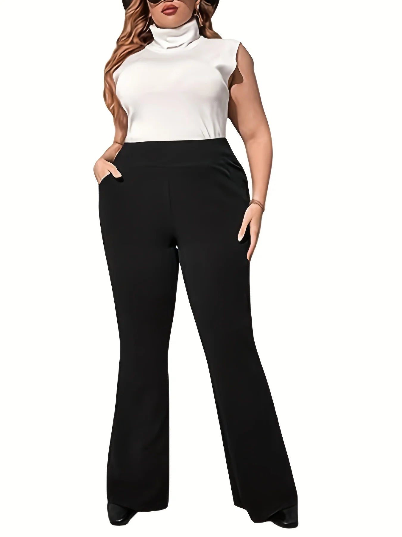 wide-leg pants nine-quarter pants