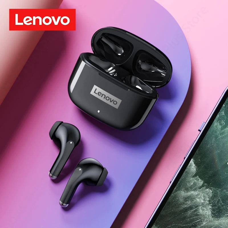 100%Original Lenovo LP40 Pro TWS Earphones Wireless Bluetooth 5.1 Sport Noise Reduction Headphones Touch Control 250mAH 2022 New