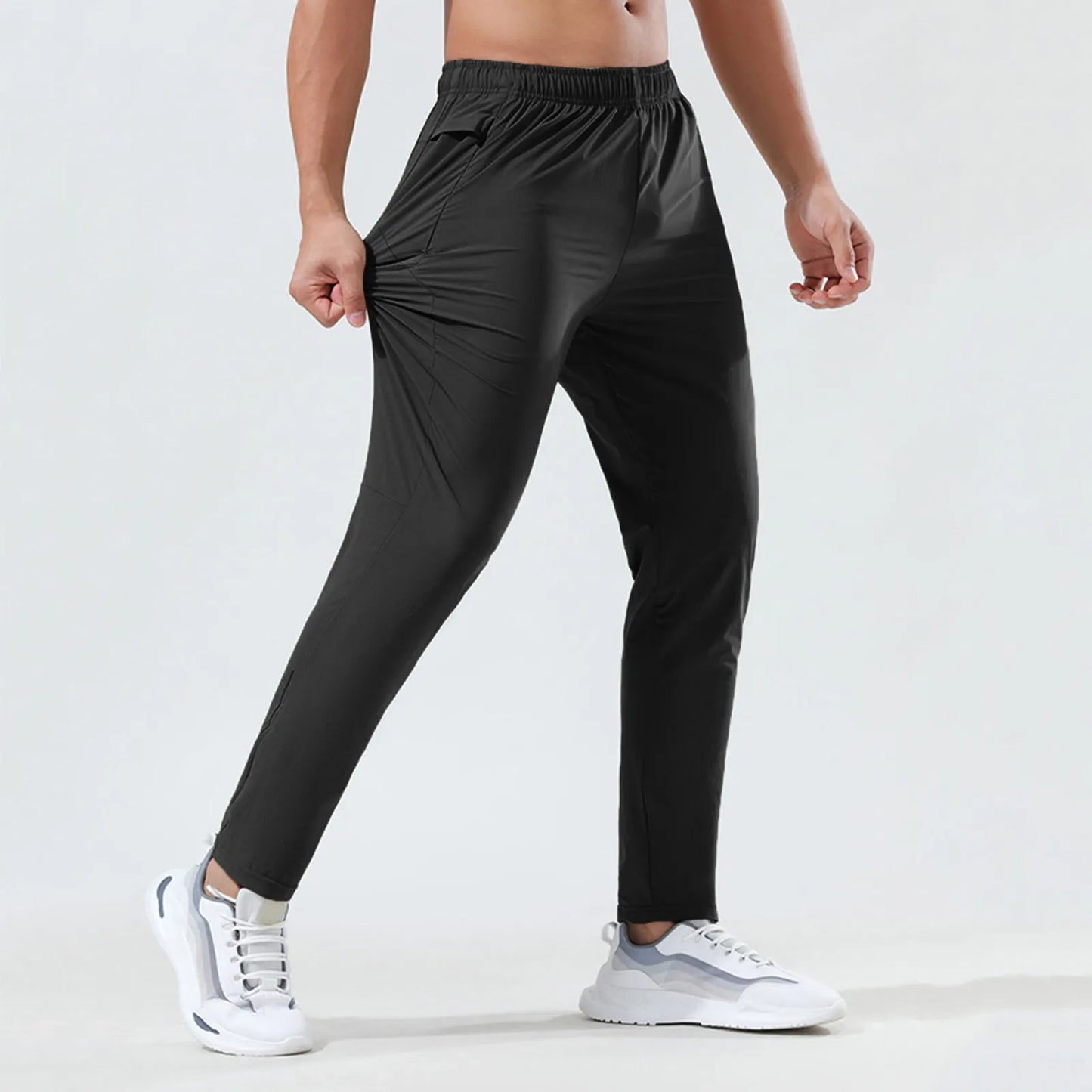 Loose Thin Ice Silk Outdoor Business Casual Pants For Men